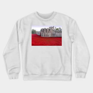 Tower of London Red Poppy Crewneck Sweatshirt